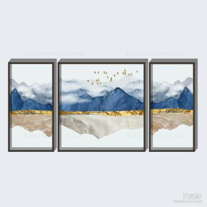 现代挂画组合丨