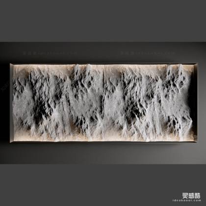 石头背景墙丨