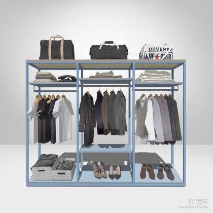 服装服饰外套 包包 高跟鞋 衣架丨