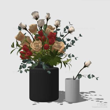 花瓶花艺插花丨