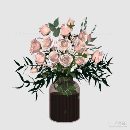 花瓶花艺插花丨