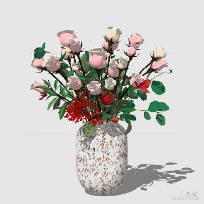 花瓶花艺插花丨