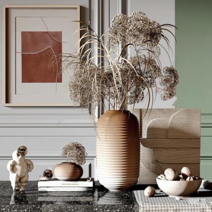 现代陶瓷花瓶器皿装饰丨