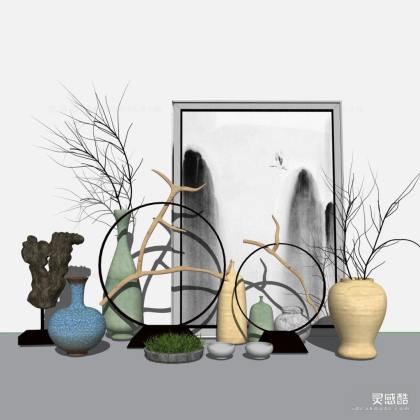 陈设饰品装饰摆件 花瓶丨