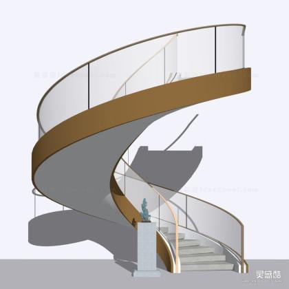 现代旋转楼梯丨