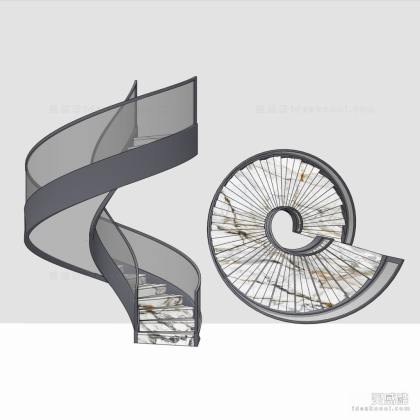 现代旋转楼梯丨