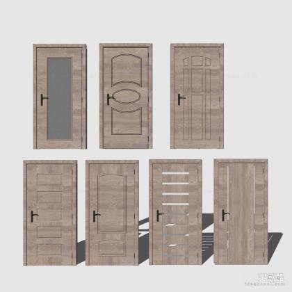 室内门组合 单开门丨