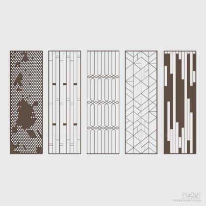 现代屏风隔断丨