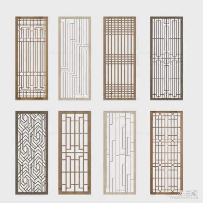 现代屏风隔断丨