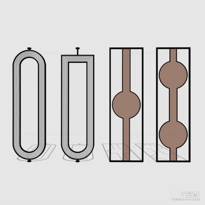 现代屏风隔断丨