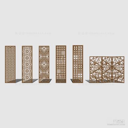 屏风窗花格丨