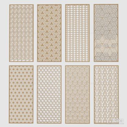 现代屏风隔断丨