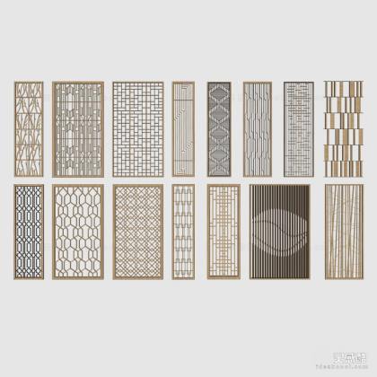 中式屏风隔断丨