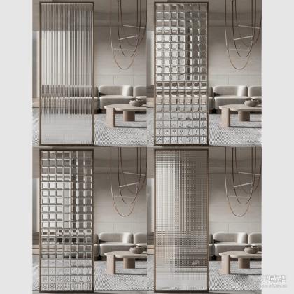 玻璃屏风隔断丨