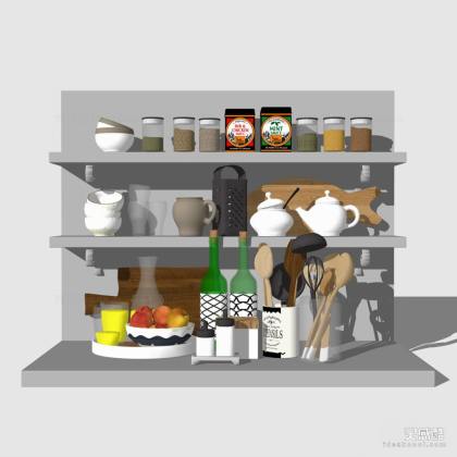厨房摆件 调味料丨