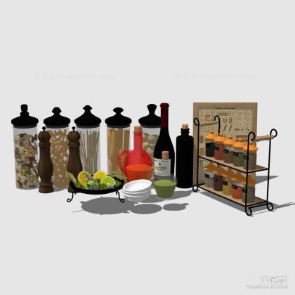 厨房用品 厨房摆件 调味料丨