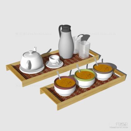 厨房摆件 餐具丨