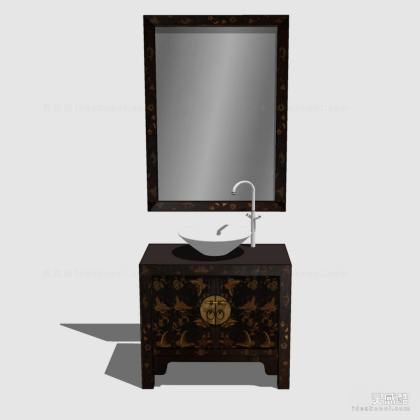 中式洗漱台洗手台丨