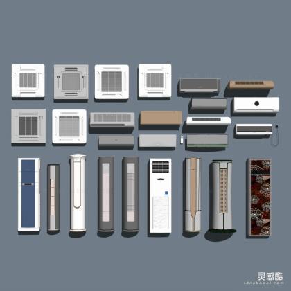 现代柜式空调 壁挂机出风口空调外挂机 时尚立式空调丨