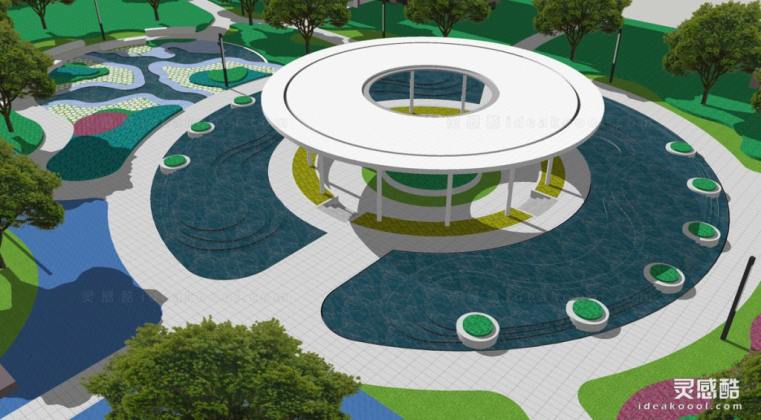 曲线风宅间 大区景观丨