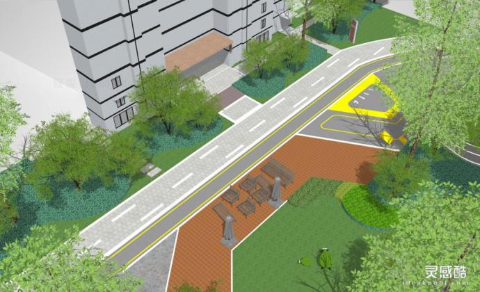 宅间入户花园 大区景观丨