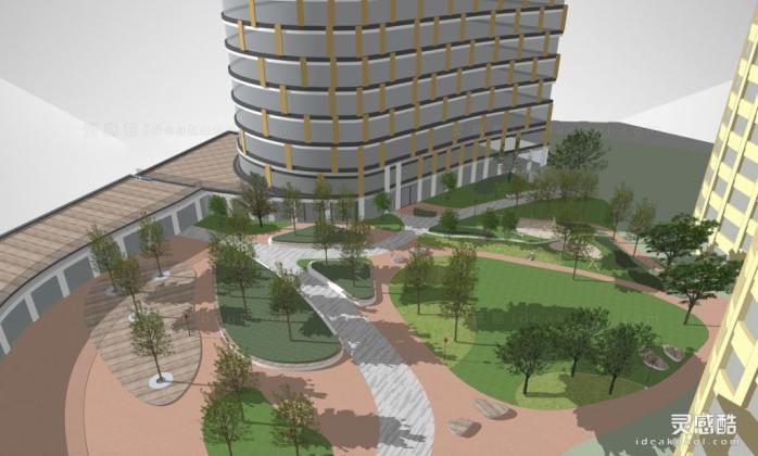 现代住宅景观 大区景观丨