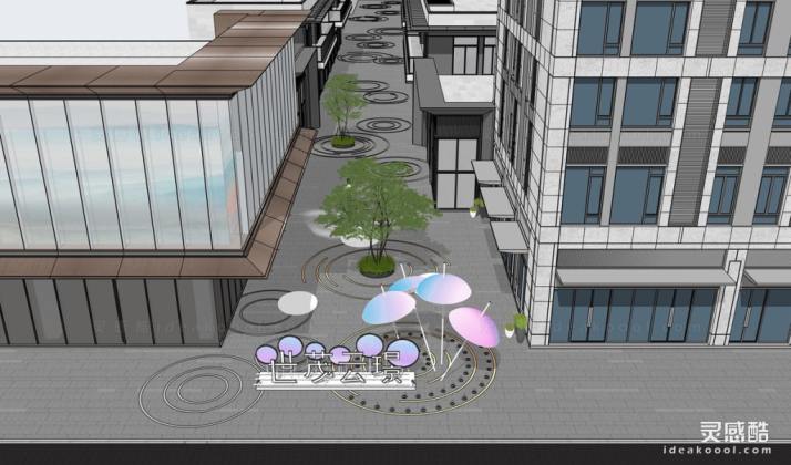 商业办公景观 入口logo丨