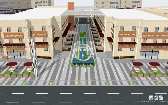 商业景观 广场景观 商业街丨