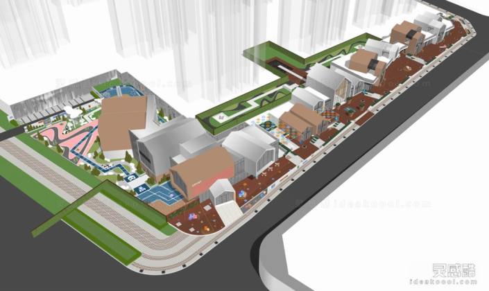 商业街 商业广场 幼儿园景观丨