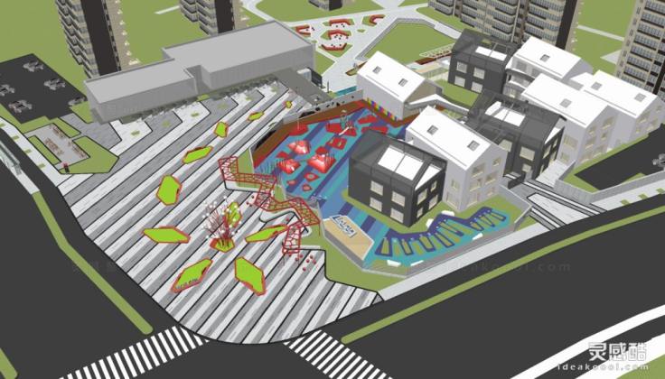 商业广场景观丨