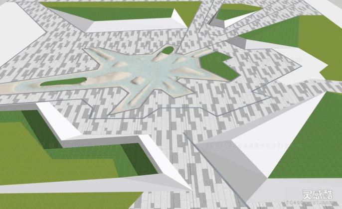 广场景观 景观水景丨