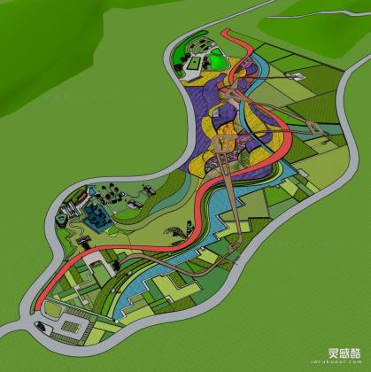 休闲山庄公园景观丨