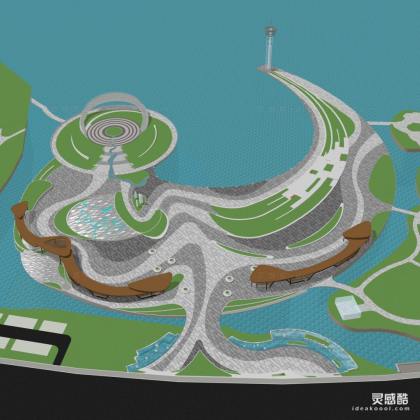 滨水公园景观丨