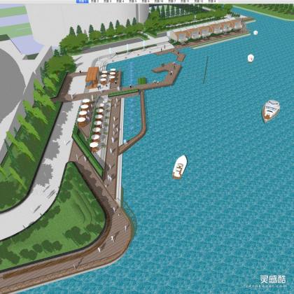 滨水公园景观丨
