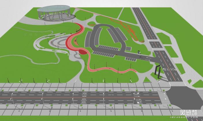 休闲公园景观丨