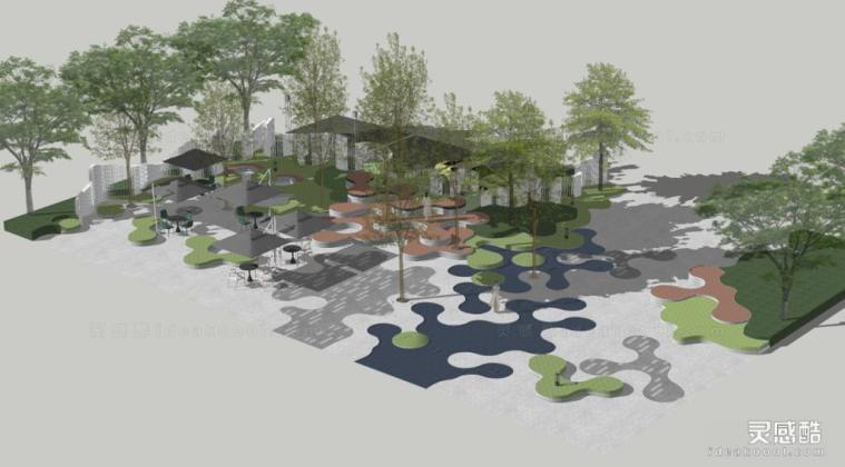 现代创意公园景观丨