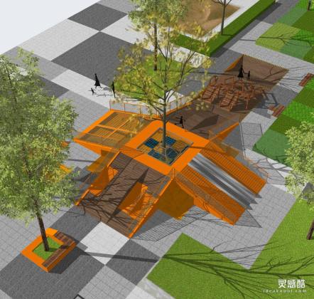 儿童娱乐活动公园景观丨