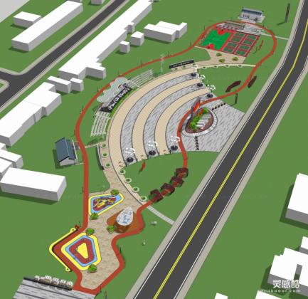 党建公园景观丨