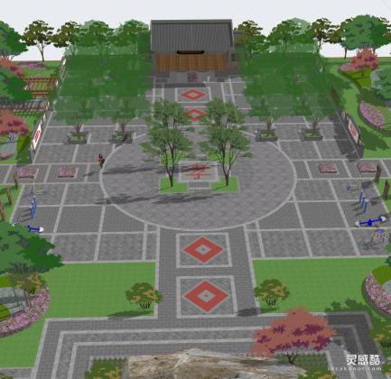 党建广场景观丨