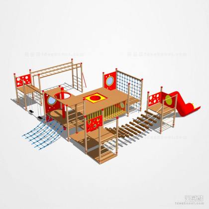 攀爬滑梯设施丨
