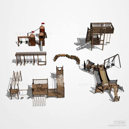 攀爬滑梯设施丨