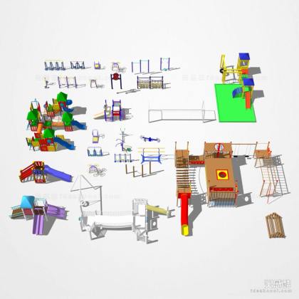 儿童娱乐设施 攀爬滑梯设施丨