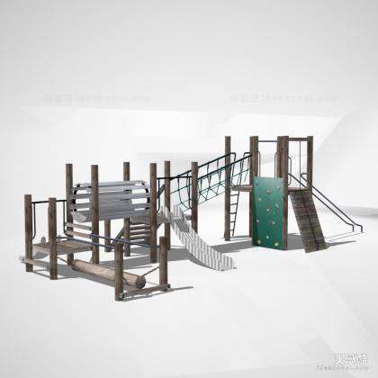 攀爬滑梯设施丨