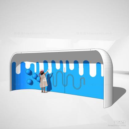 创意互动景墙丨