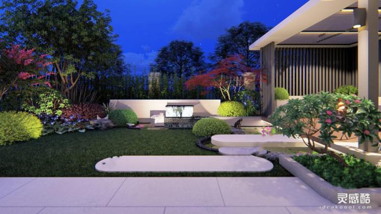 现代庭院花园景观丨