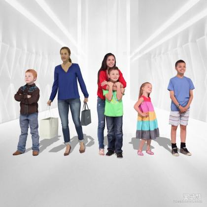 现代人物 儿童小孩丨