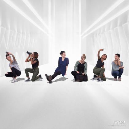 现代人物 坐姿人物丨