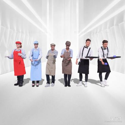 现代人物 服务员丨