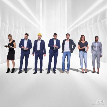 现代商务办公人物丨