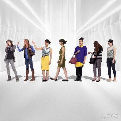 现代休闲时尚人物丨